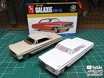 AMT 1/25 Scale 1964 Ford Galaxie 500-XL Model Kit, 30+ Parts